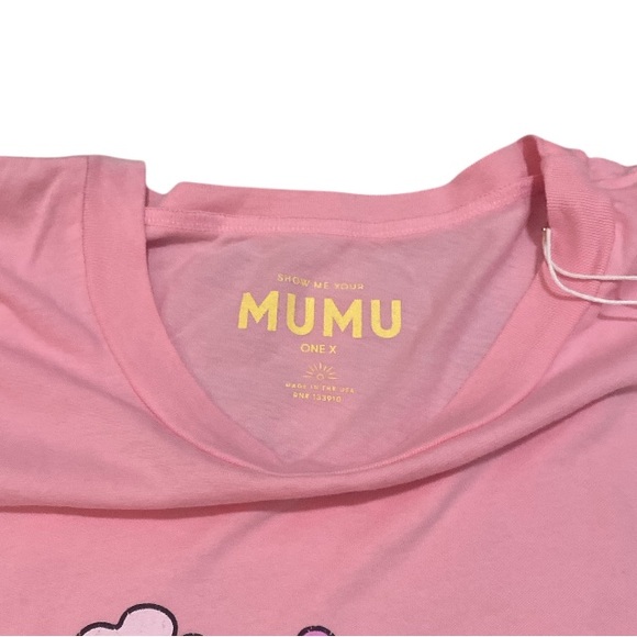 Show Me Your MuMu “Be Kind To Yourself” Graphic Crop Tee - Picture 3 of 4